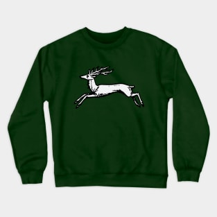 Heraldic Stag 2 Crewneck Sweatshirt